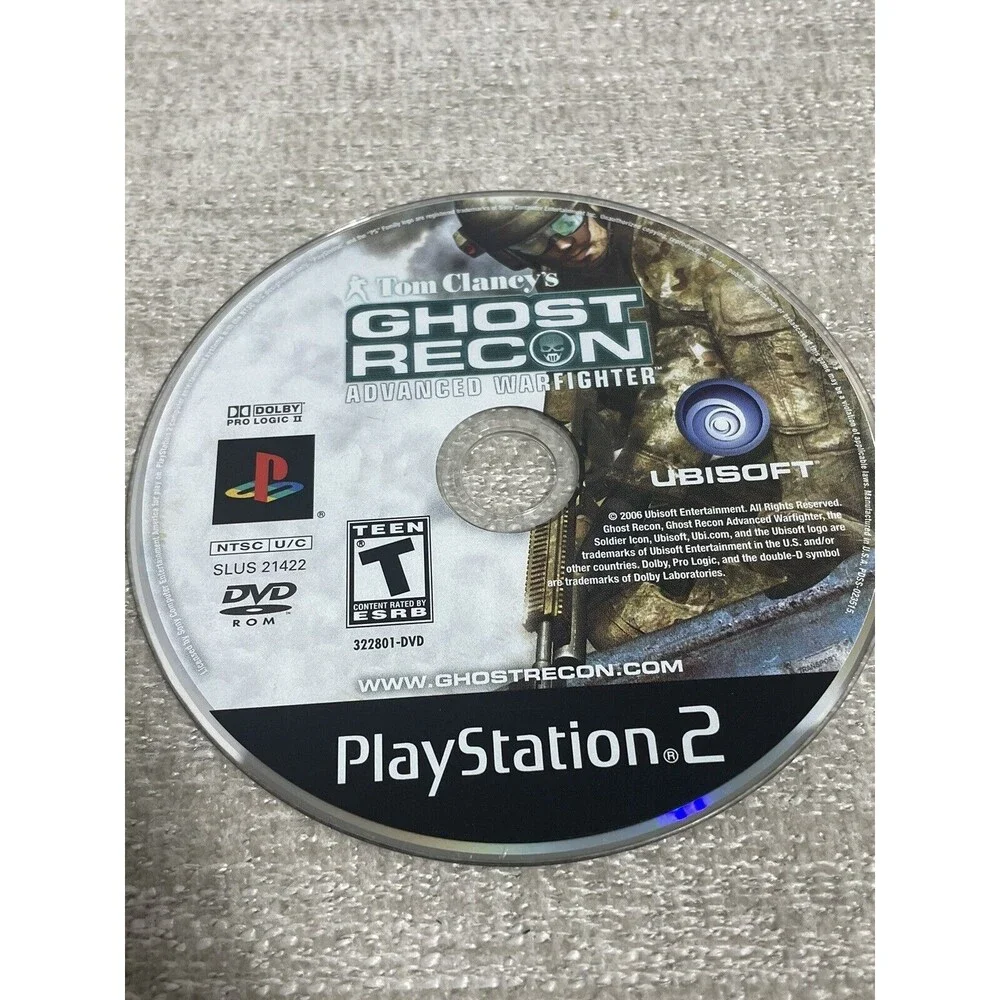 Tom Clancy's Ghost Recon: Advanced Warfighter - PlayStation 2 (PS2) Disc Only